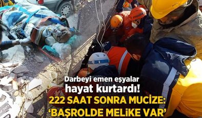 Darbeyi emen eşyalar hayat kurtardı! 222 saat sonra mucize: ‘Başrolde Melike var’
