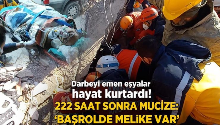 Darbeyi emen eşyalar hayat kurtardı! 222 saat sonra mucize: ‘Başrolde Melike var’