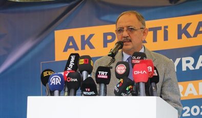 Bakan Özhaseki: Bu milletin başına bela olan örgütleri toprağa gömdük